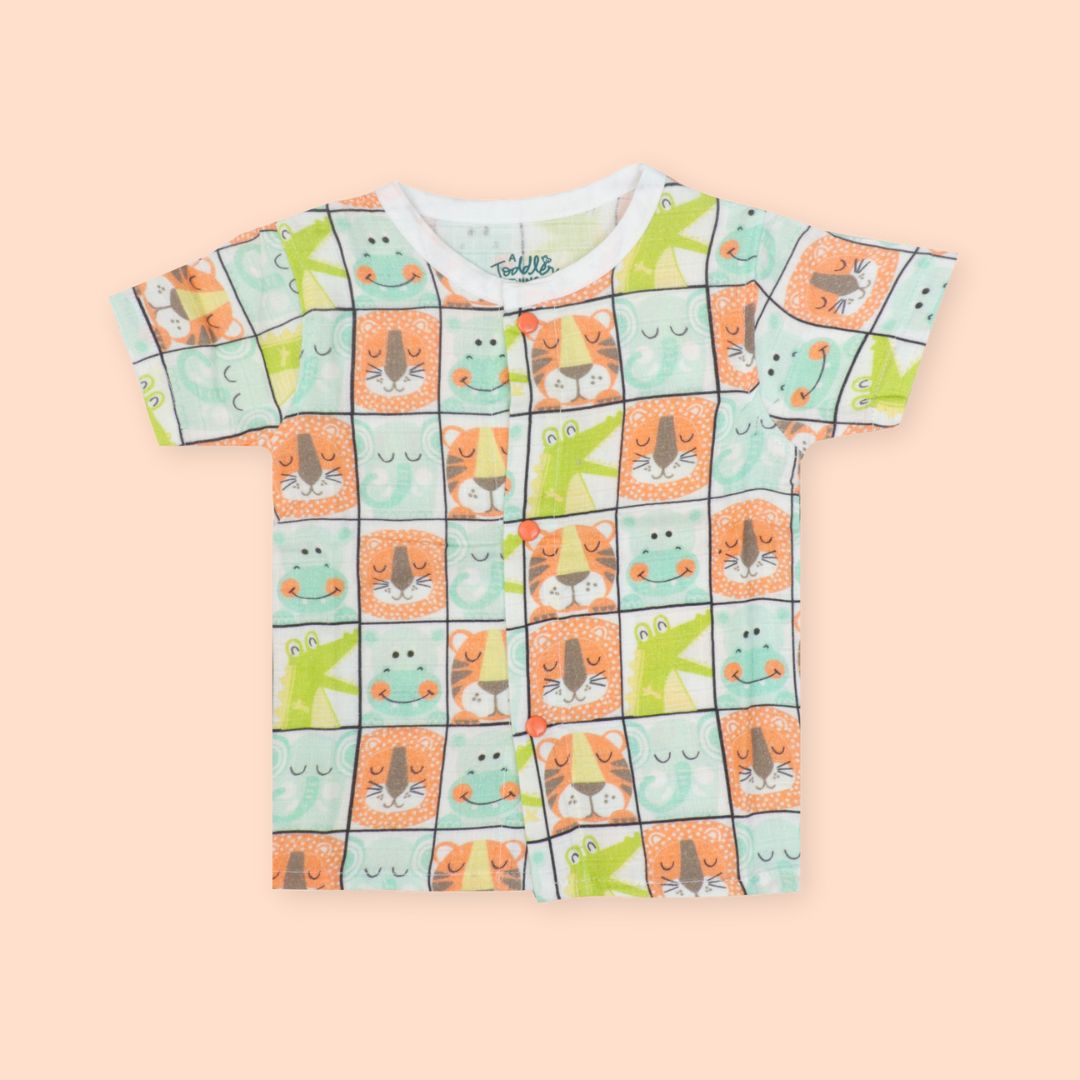Toucan Punch - Muslin Sleep Suit for babies and kids (Unisex)