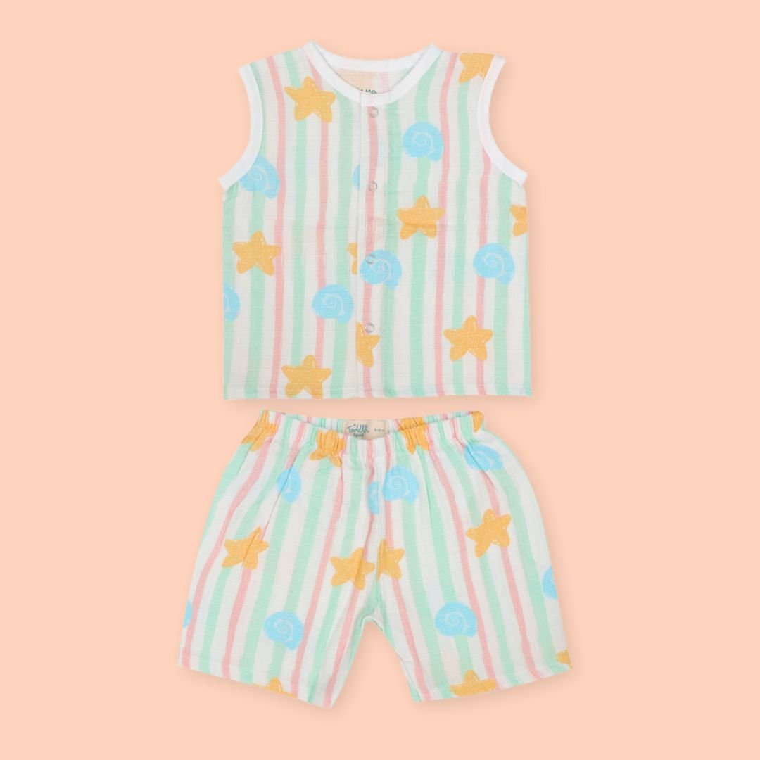 Toucan Punch - Muslin Jabla and Shorts for Babies and Toddlers