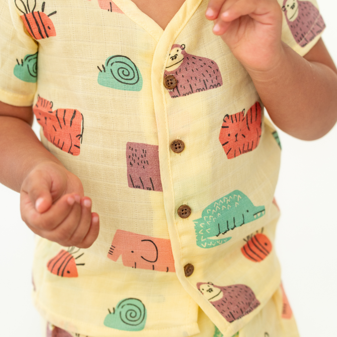 Little Wanderers - Muslin Top and Shorts