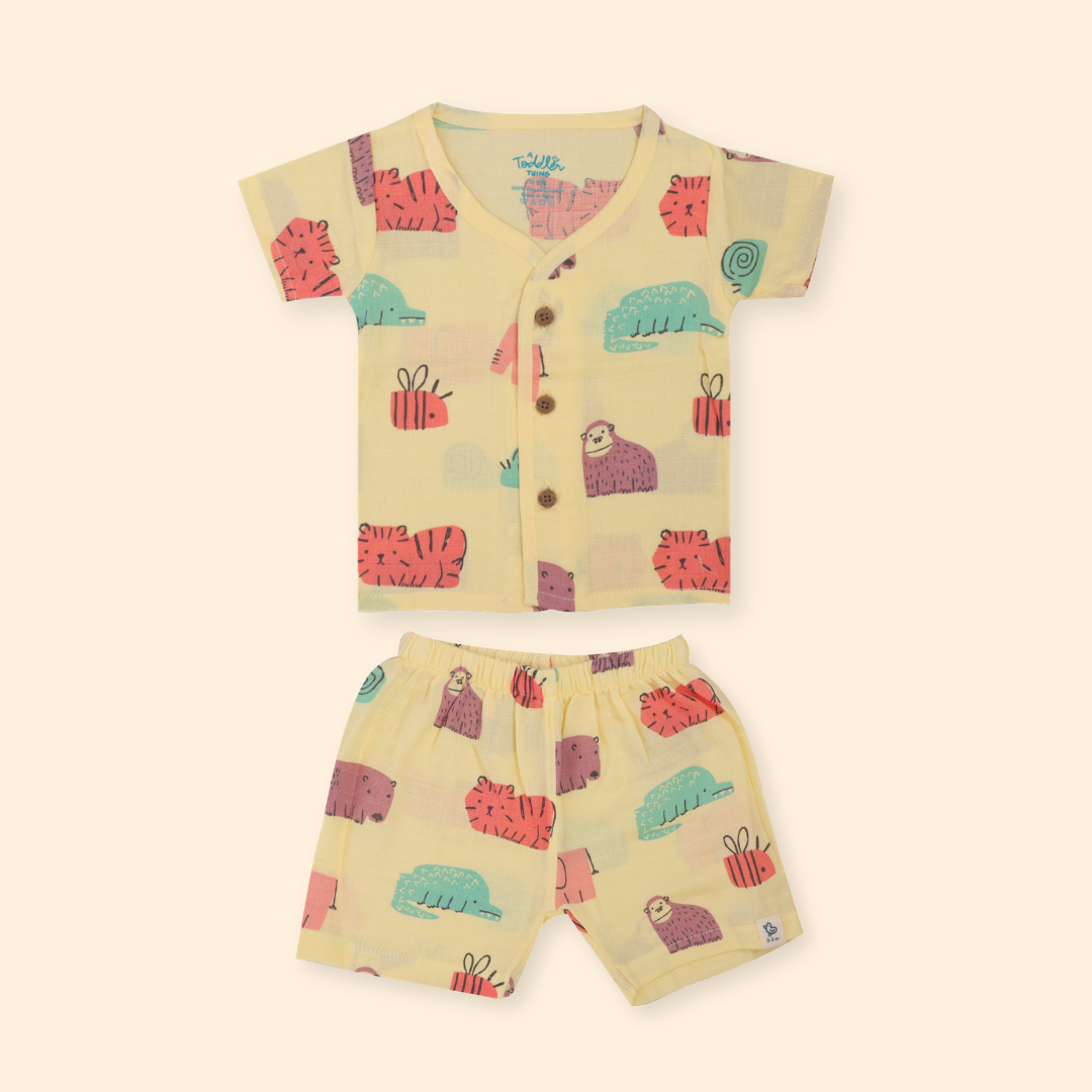 Little Wanderers - Muslin Top and Shorts