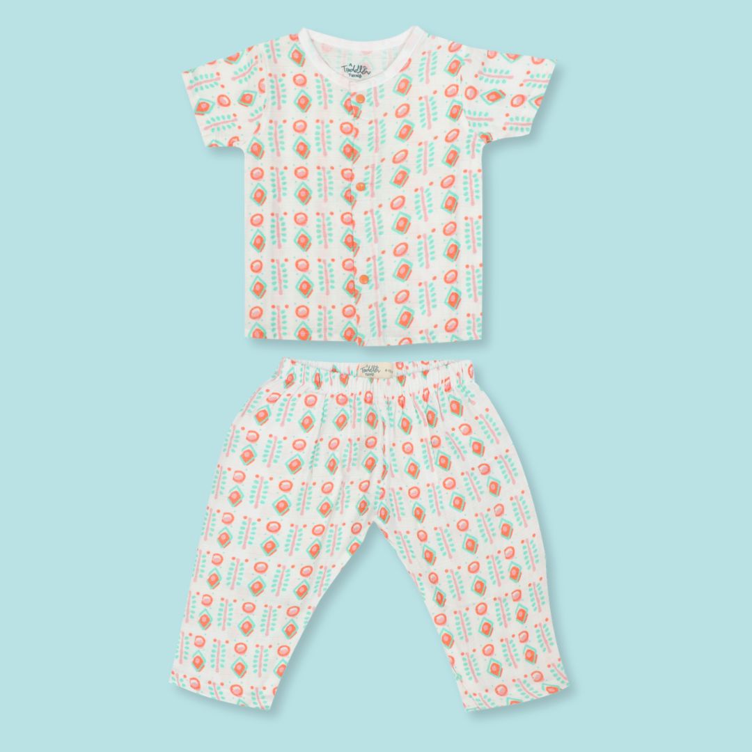 Toucan Punch - Muslin Sleep Suit for babies and kids (Unisex)