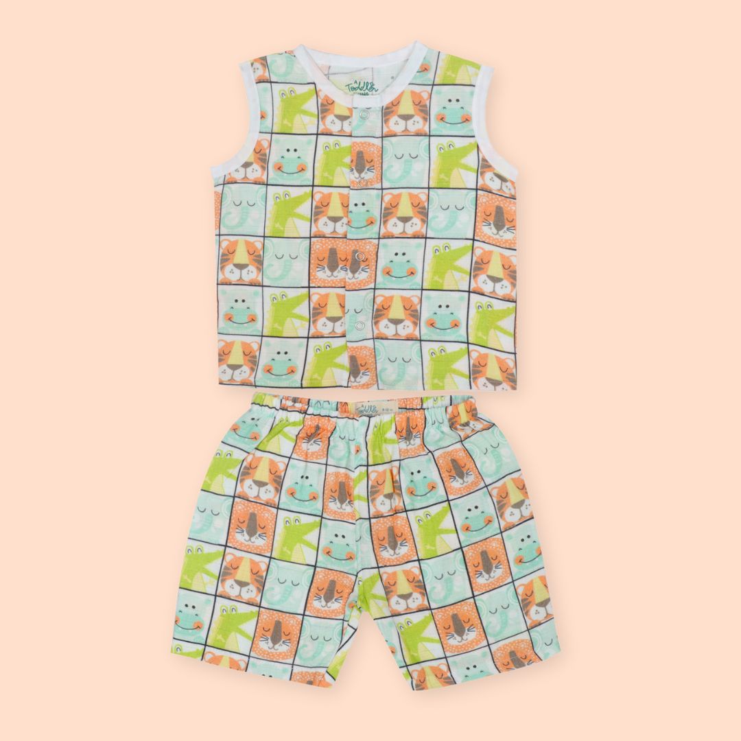 Toucan Punch - Muslin Jabla and Shorts for Babies and Toddlers