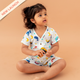 Whale Star - Muslin Top and Shorts