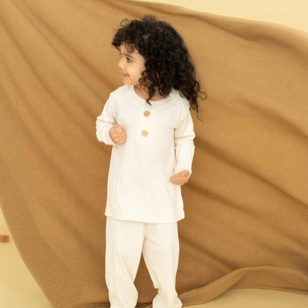 Matcha - Ribbed Modal Full Sleeve Top and Pant