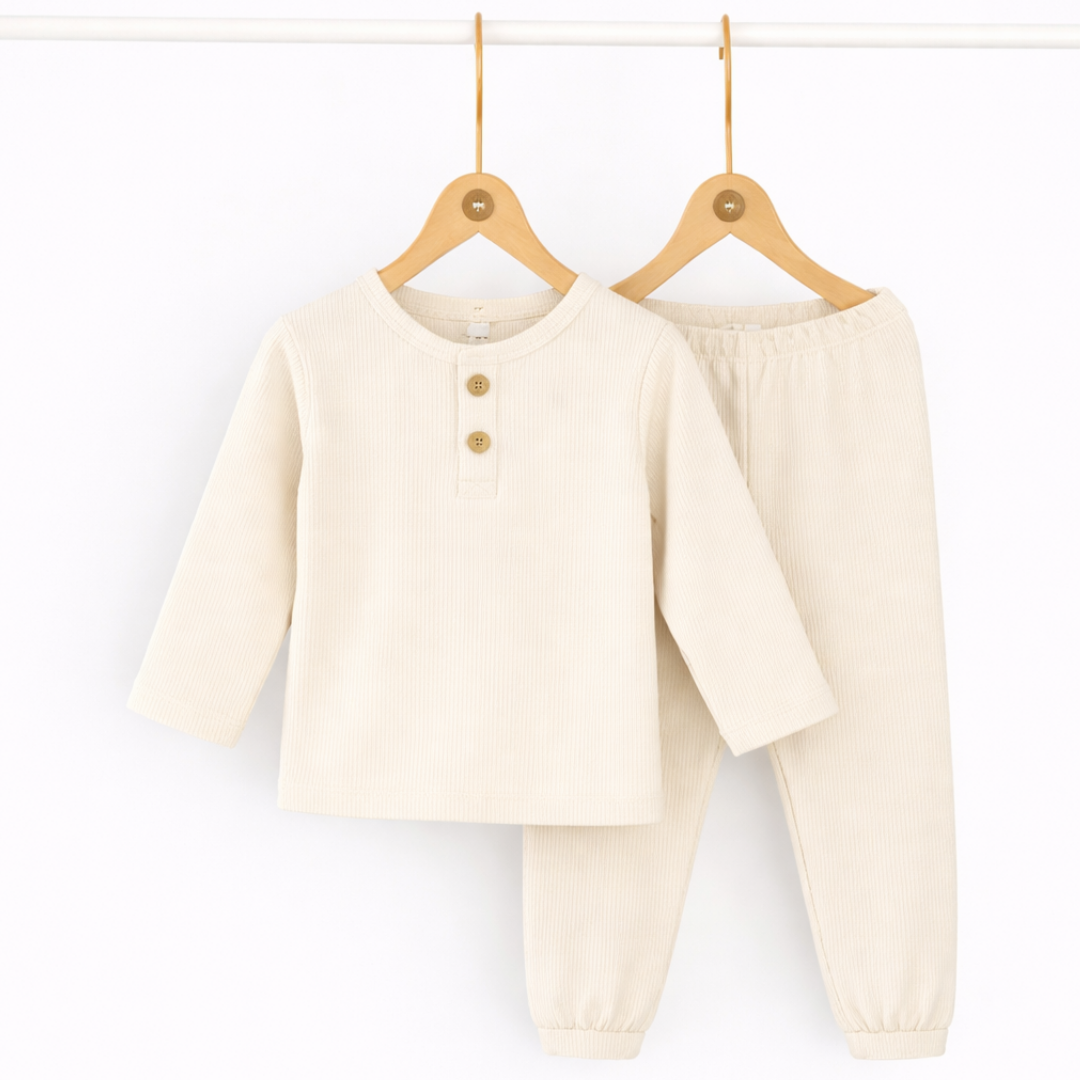 Matcha - Ribbed Modal Full Sleeve Top and Pant