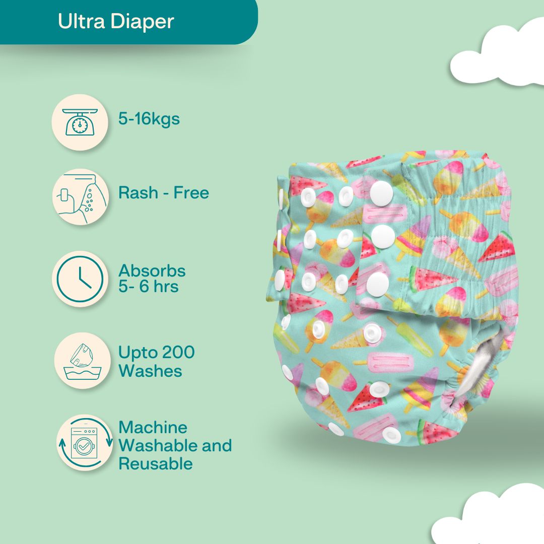 Peach on the bum - Ultra Diaper 2.0