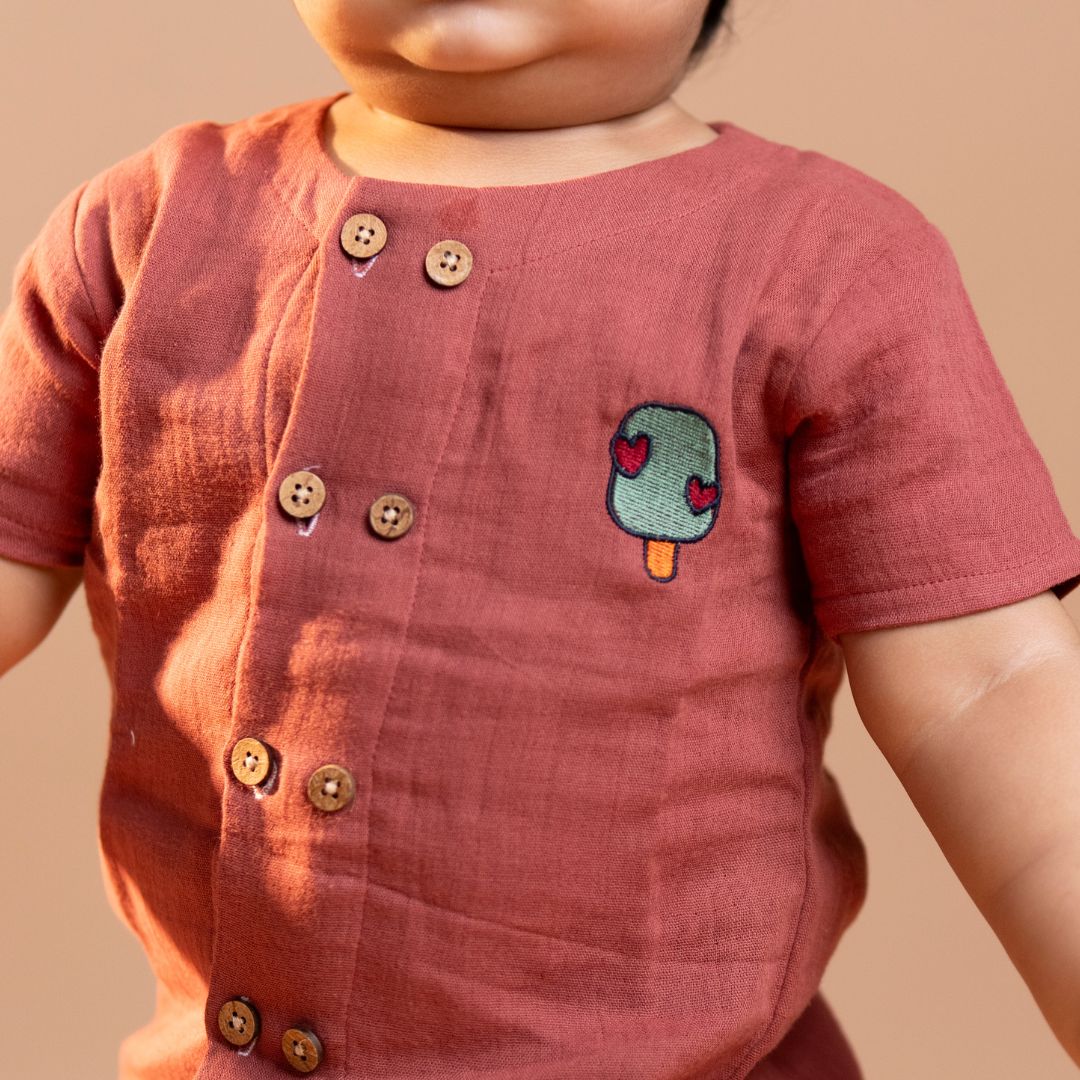 Honey Shroom - Muslin Co-ord Set