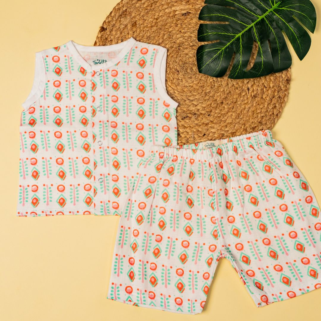Toucan Punch - Muslin Jabla and Shorts for Babies and Toddlers