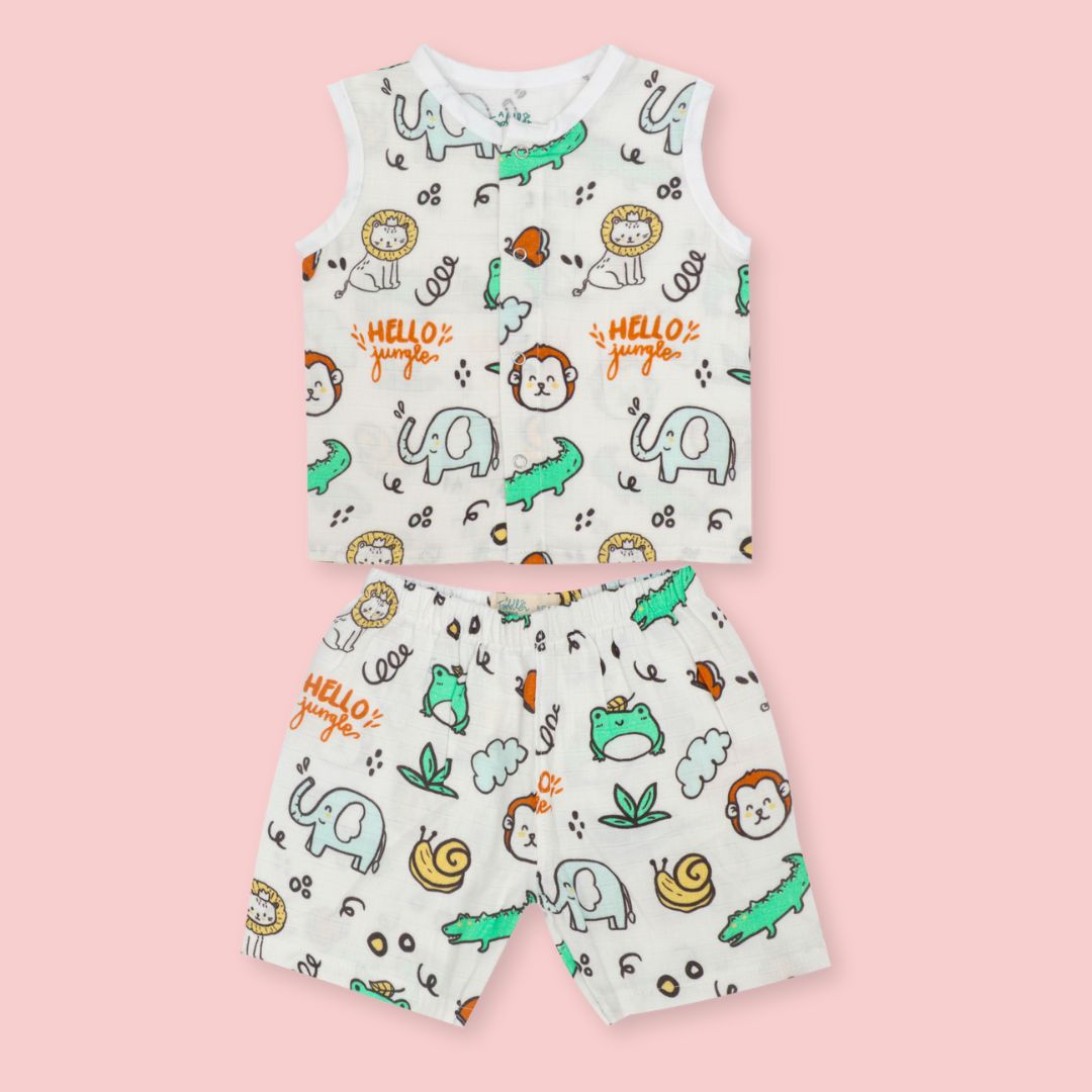 Toddler Tales- Muslin Jabla and Shorts for Babies and Toddlers