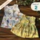 Whale Wheels - Muslin V neck Sleeveless Frock (Pack of 2)