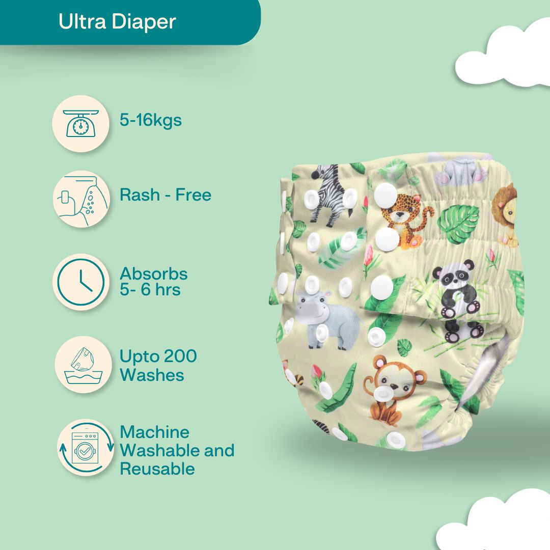 Peach on the bum - Ultra Diaper 2.0