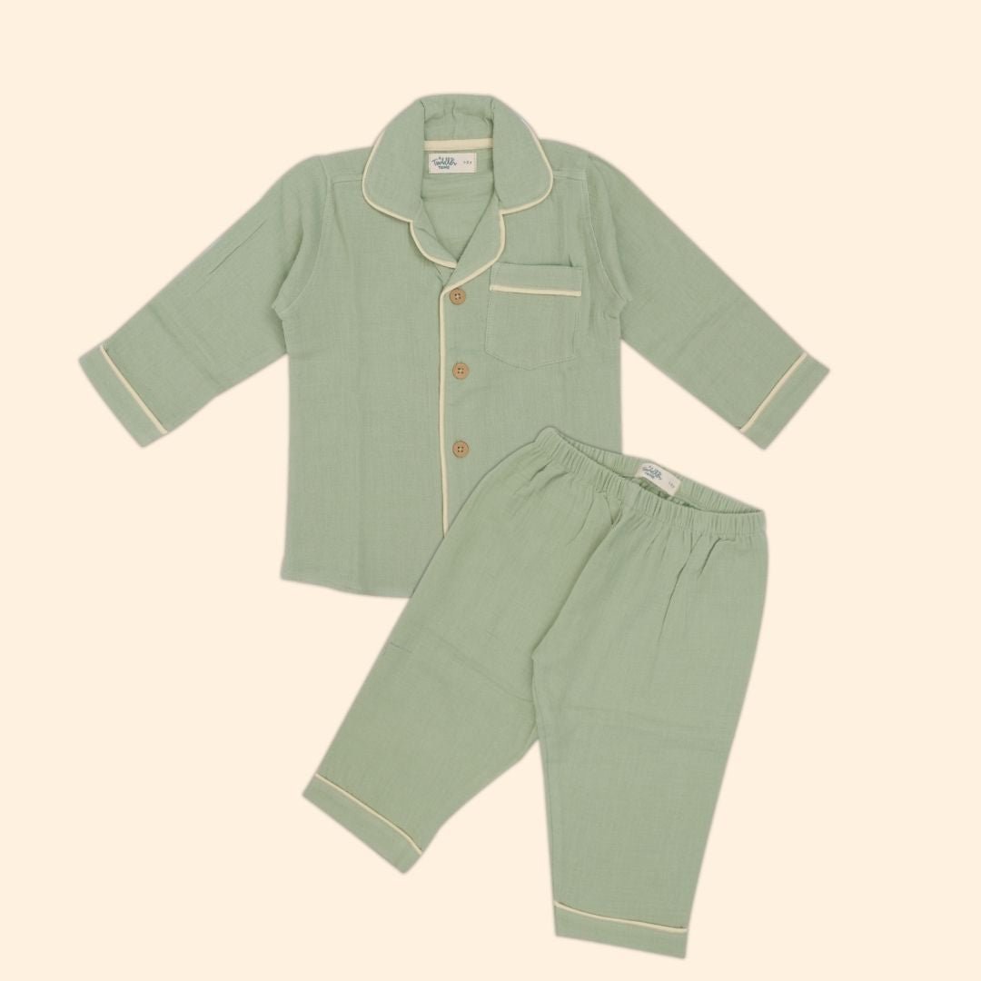 Skydrop - Crinkled Muslin Sleepsuit Pack of 2