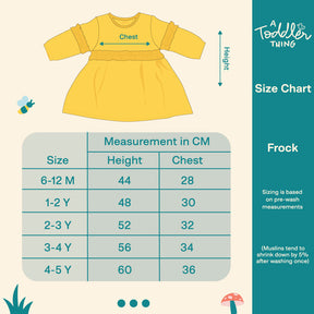 Babies Sun Rider Full Sleeve Muslin Frock