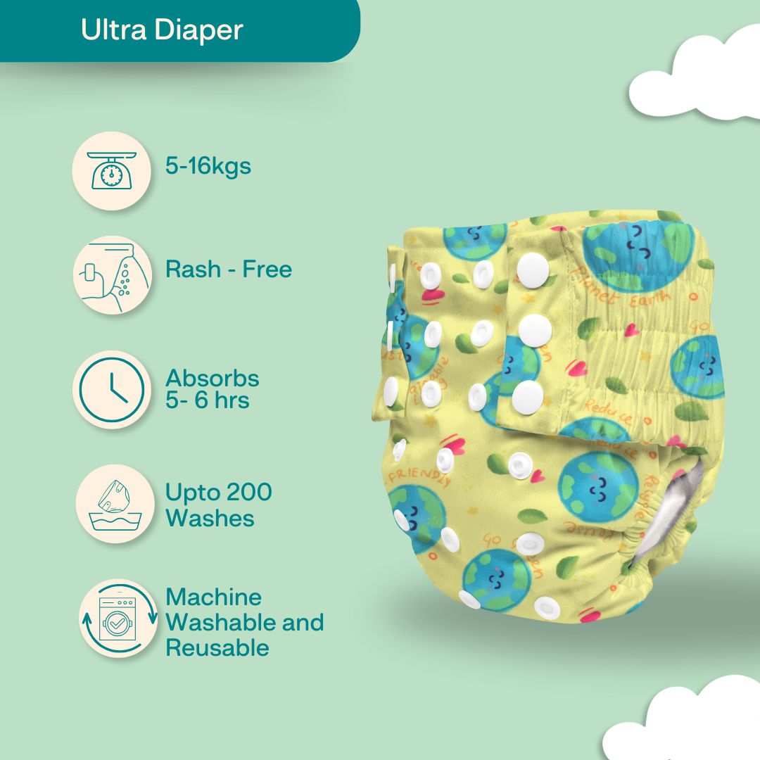 Peach on the bum - Ultra Diaper 2.0