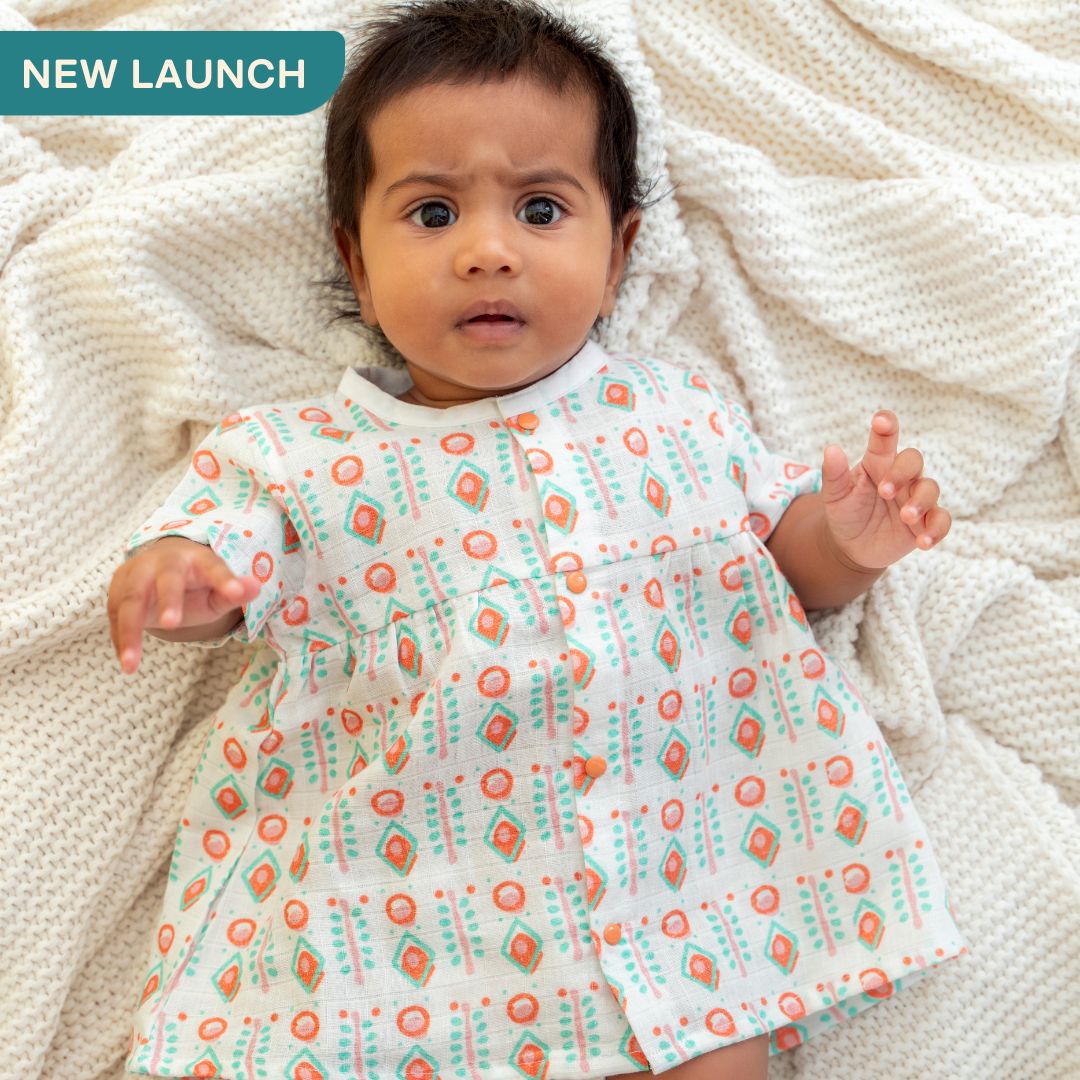 Ikatlings - Muslin Button Frock