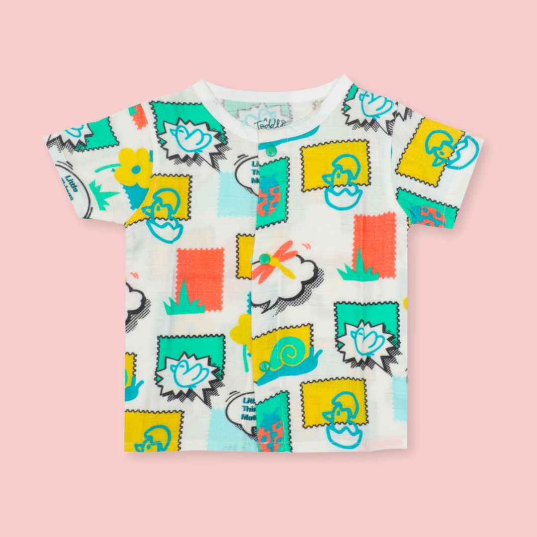 Toucan Punch - Muslin Sleep Suit for babies and kids (Unisex)