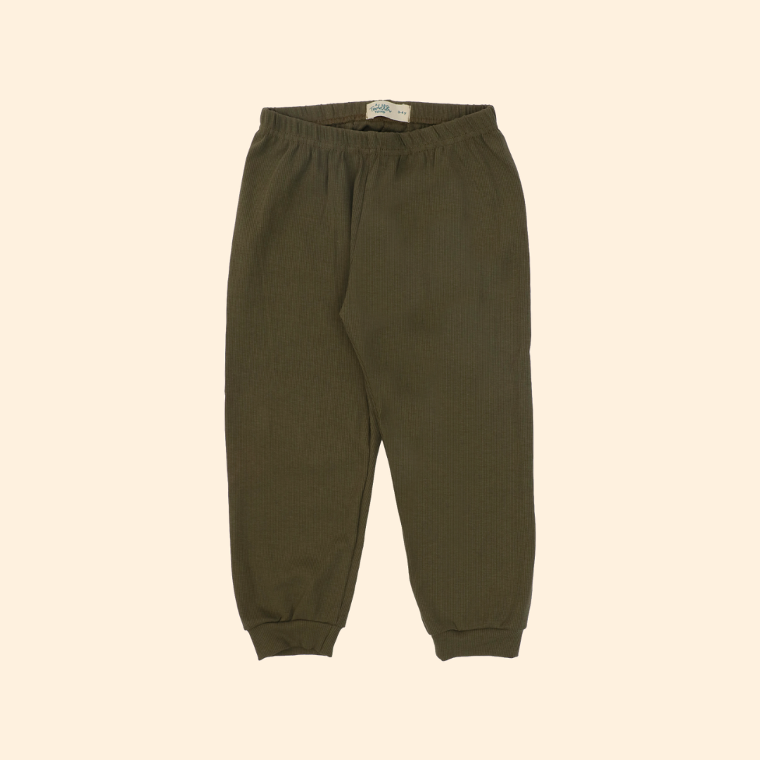 Matcha - Ribbed Modal Full Sleeve Top and Pant