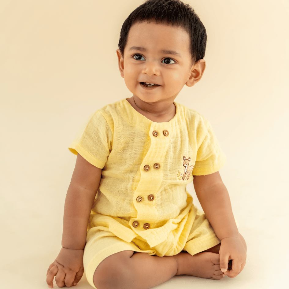 Rusty Prickle - Crinkled Muslin Co-ord Set