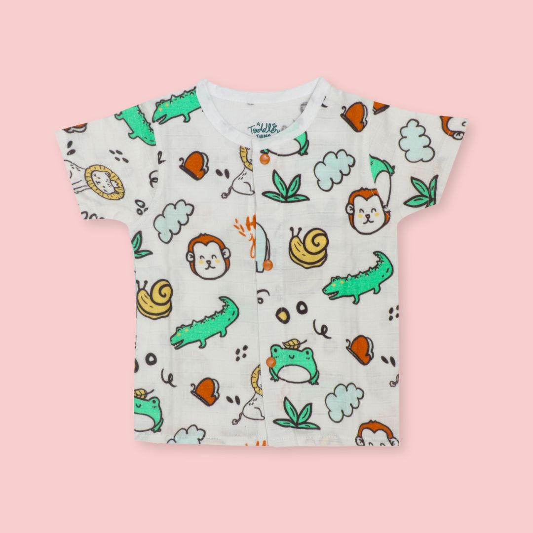 Toucan Punch - Muslin Sleep Suit for babies and kids (Unisex)