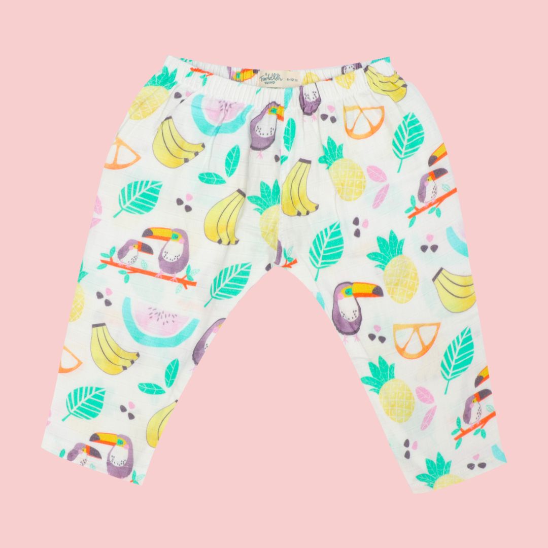 Toucan Punch - Muslin Sleep Suit for babies and kids (Unisex)
