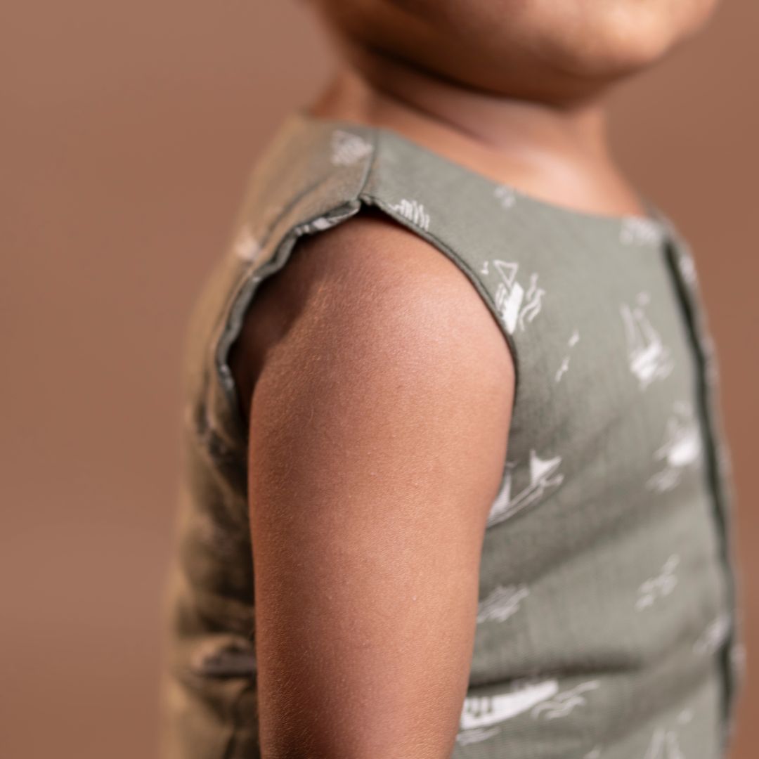 Tiny Wheel - Muslin Jabla and Shorts for Babies and Toddlers