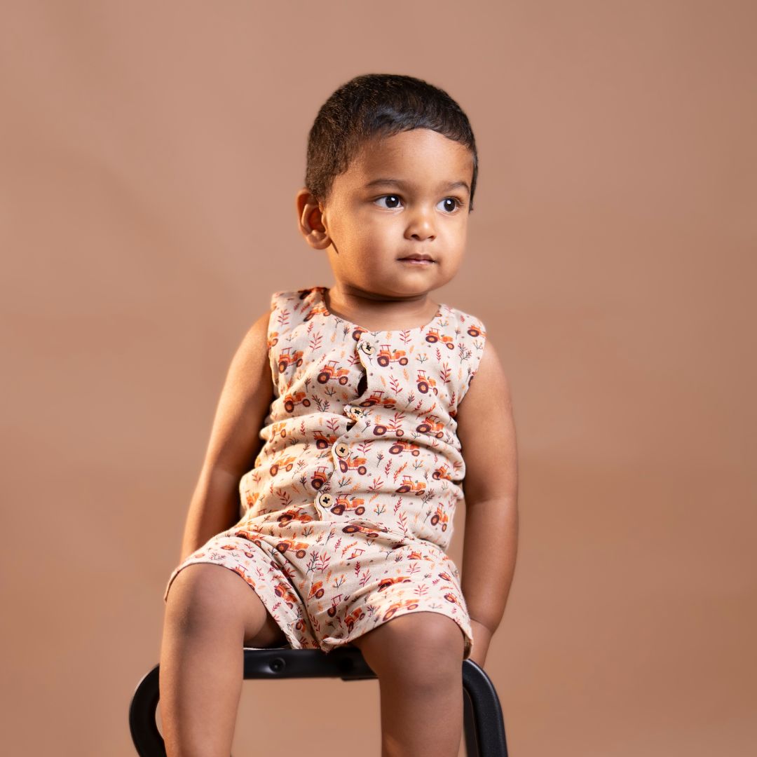 Tiny Wheel - Muslin Jabla and Shorts for Babies and Toddlers