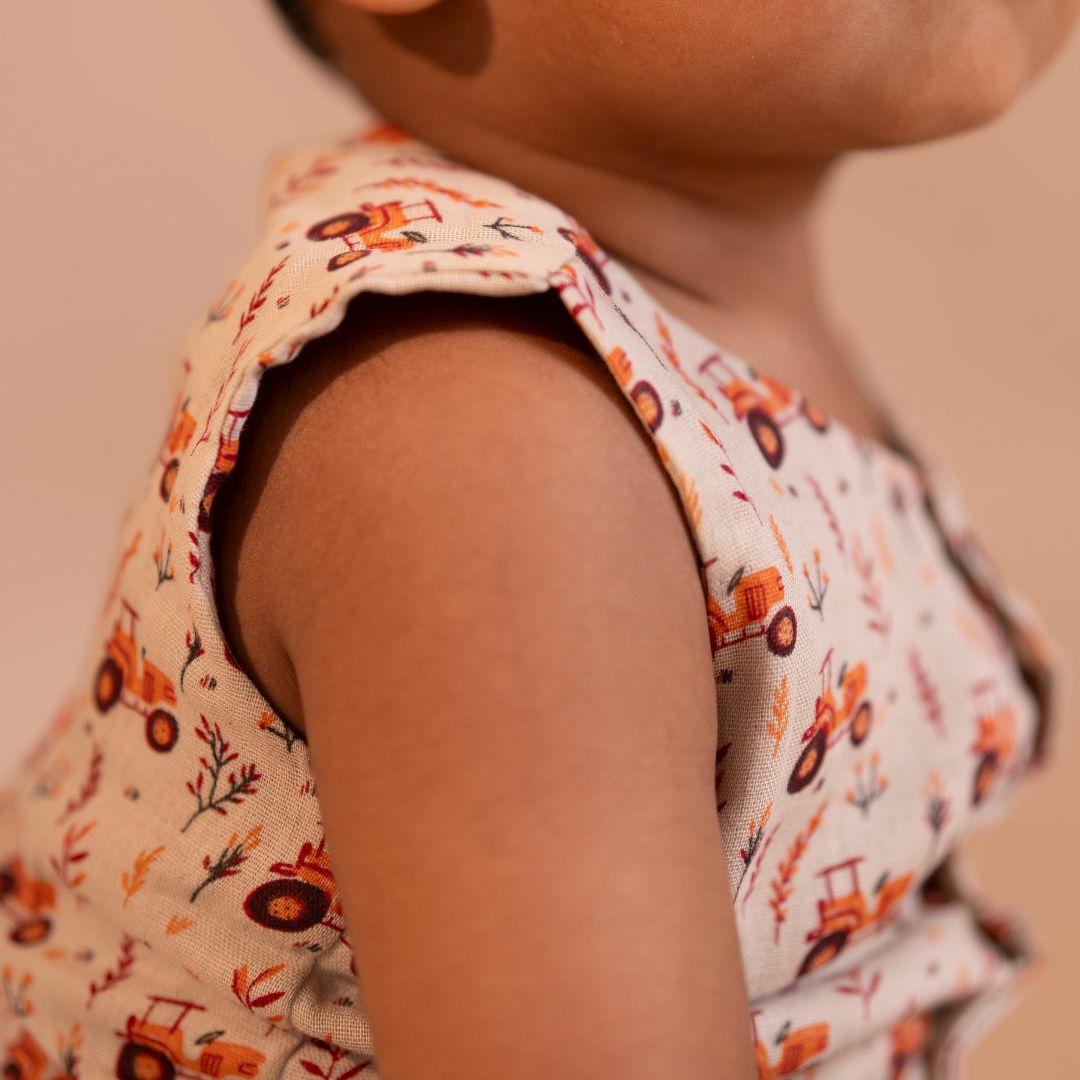 Tiny Wheel - Muslin Jabla and Shorts for Babies and Toddlers
