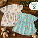 Flutter Tales - Muslin Button Frock - Pack of 2