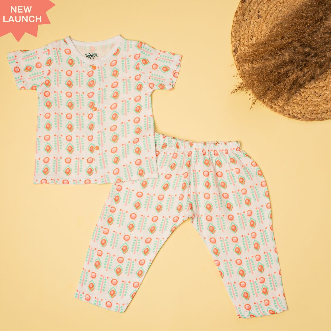 Toucan Punch - Muslin Sleep Suit for babies and kids (Unisex)