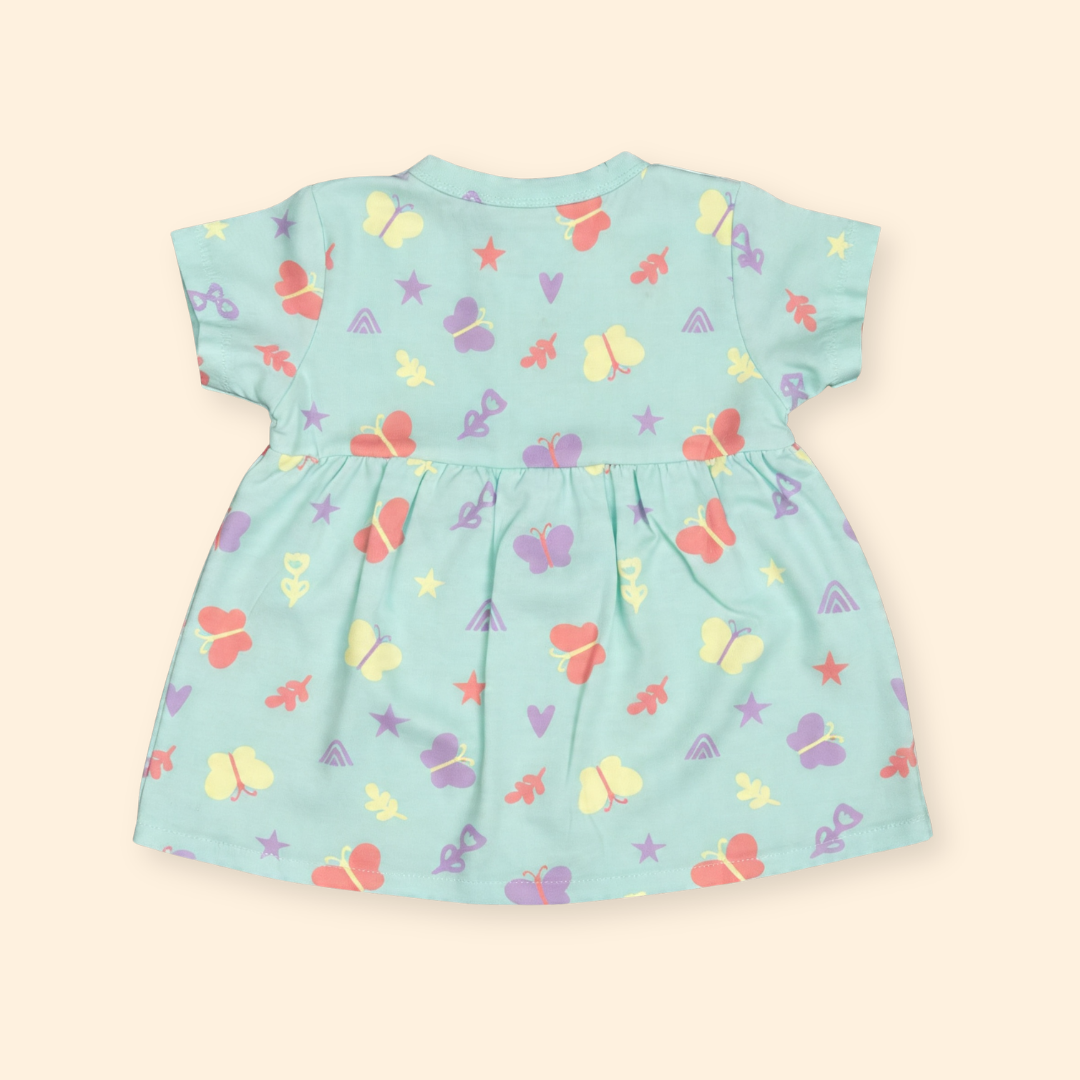 Flutter Tales - Muslin Button Frock - Pack of 2