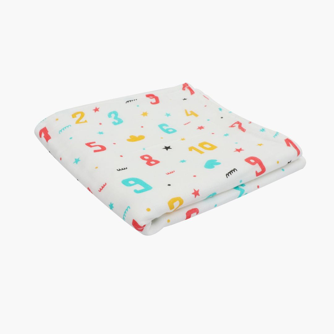 Count Down - Muslin 3 layer Blankets for babies