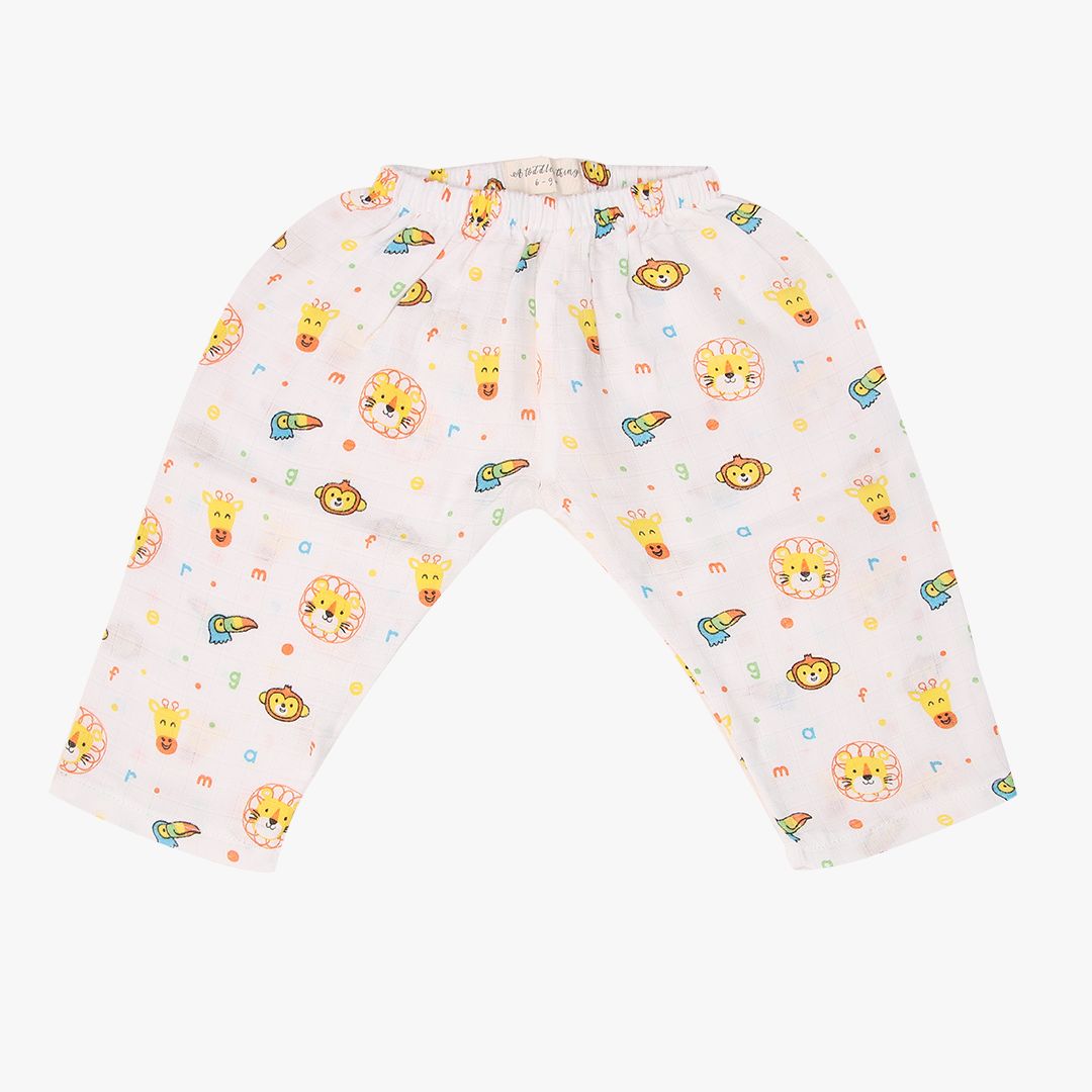 Baby Jungle Muslin Sleep Suit Unisex