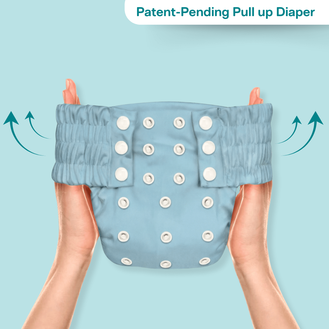 Mauve & Blue - Ultra Diaper - Pack of 2