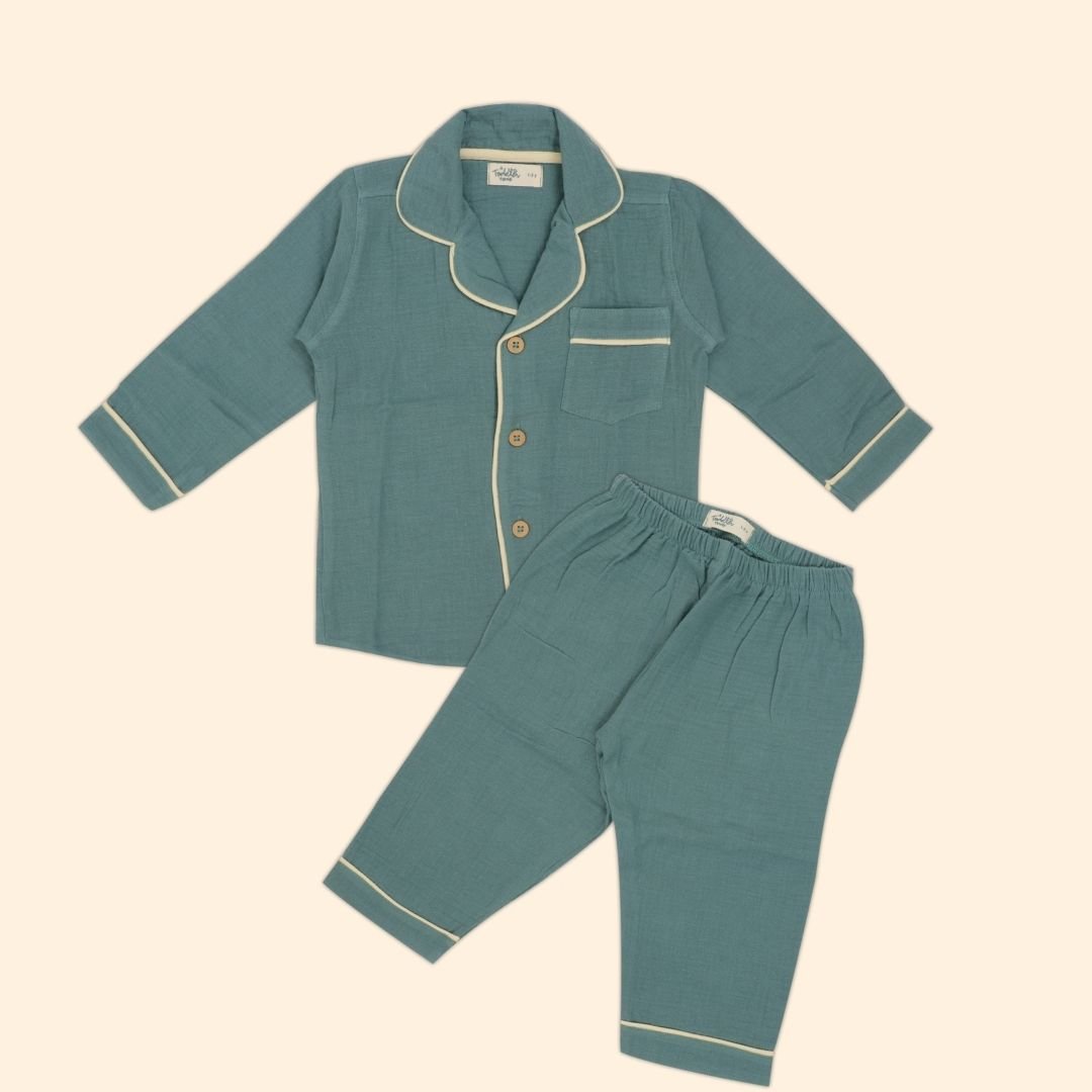 Skydrop - Crinkled Muslin Sleepsuit Pack of 2