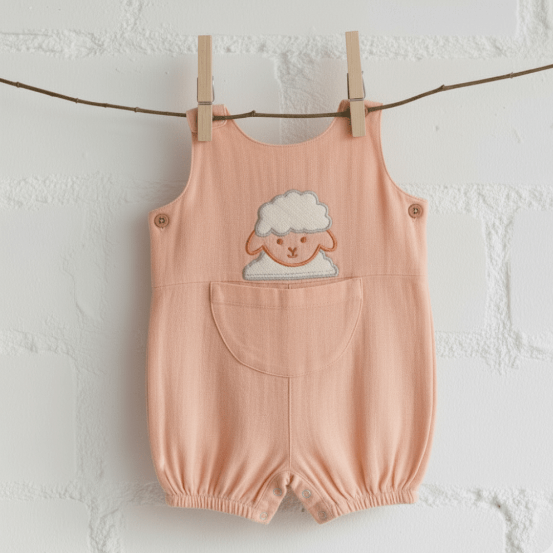 Yellow Bud - Muslin Crinkled Romper