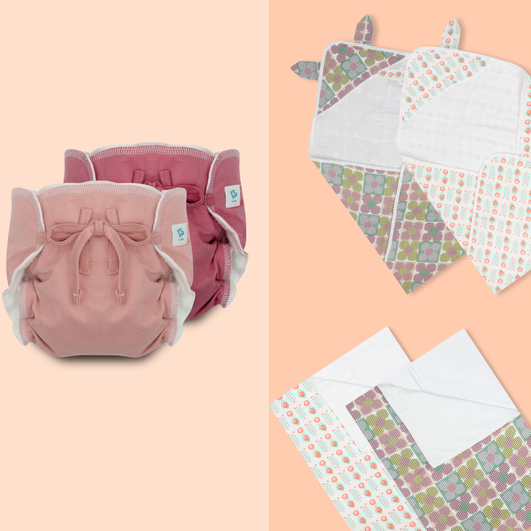 Beaky Stripes - Muslin 24 Piece Combo Pack (0-3M)