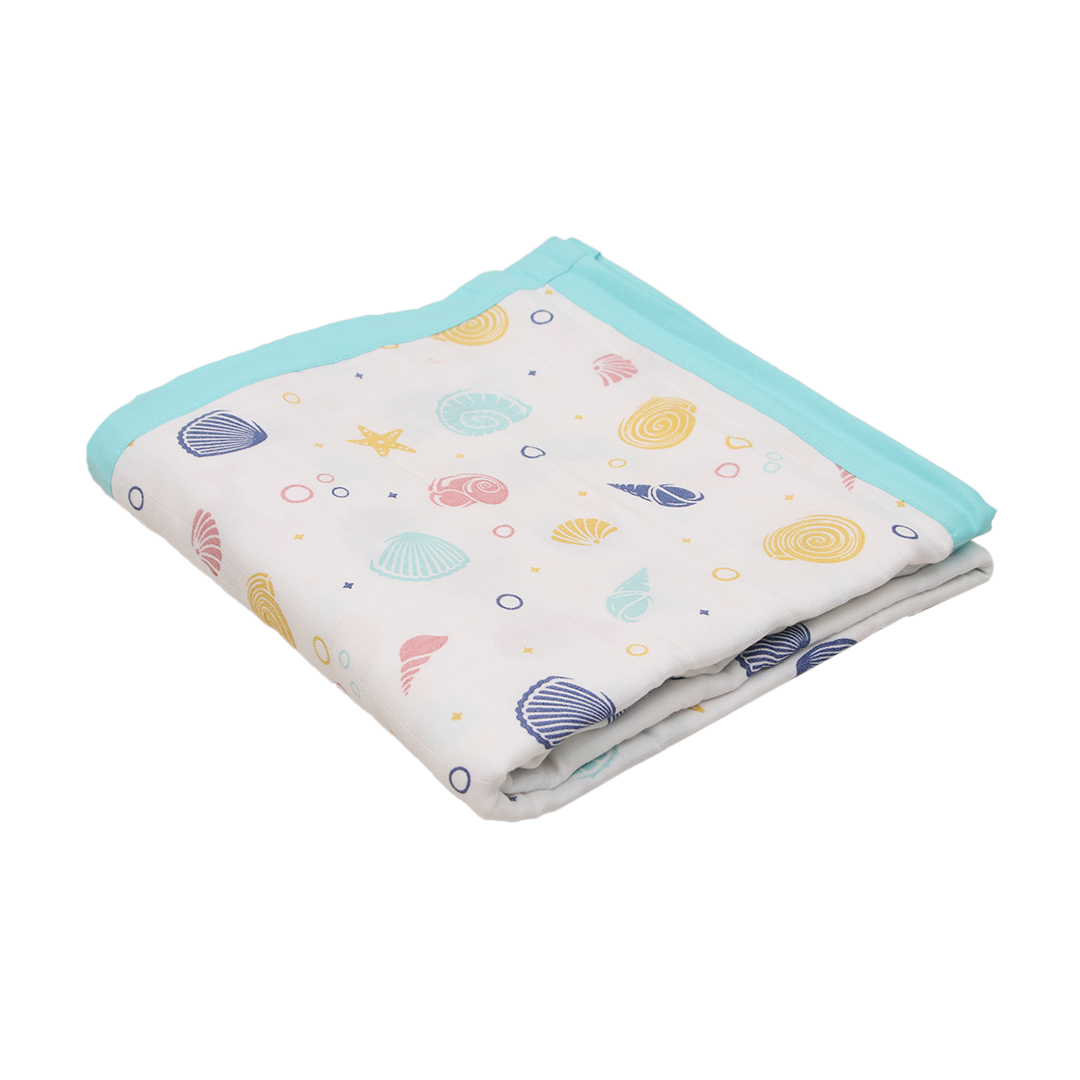 Whale Star - Reversible Cotton Blanket/Quilt