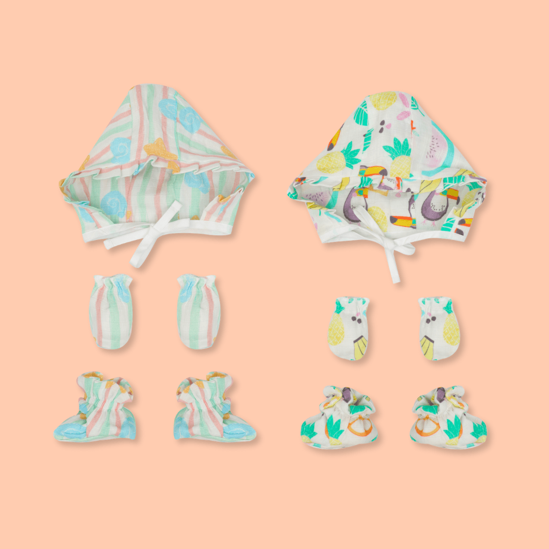The Pixeling Pack  - Muslin 24 Piece Combo Pack (0-3M)