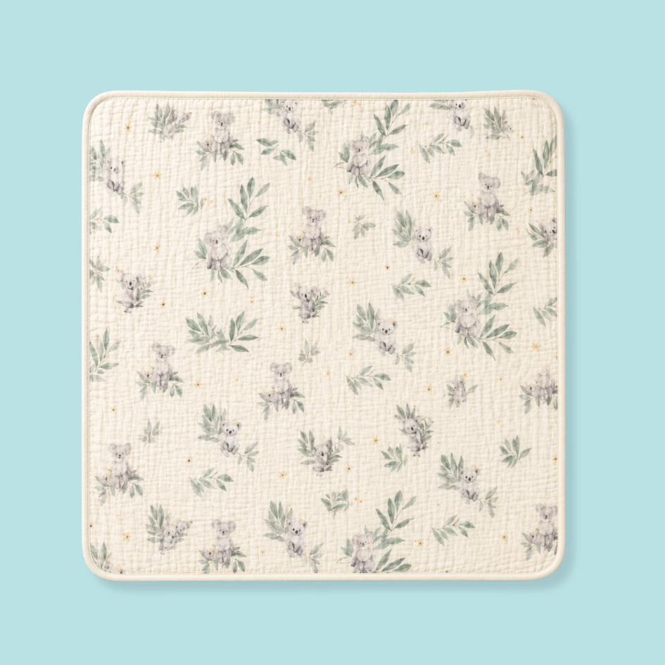 Happy Garden - Crinkled Muslin Bamboo Blanket