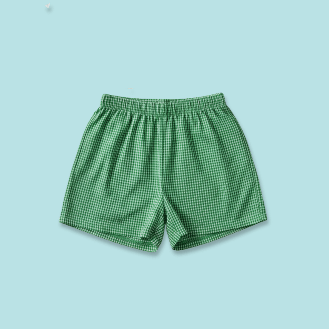 Beach Day - Seersucker T-Shirt & Shorts for Boys