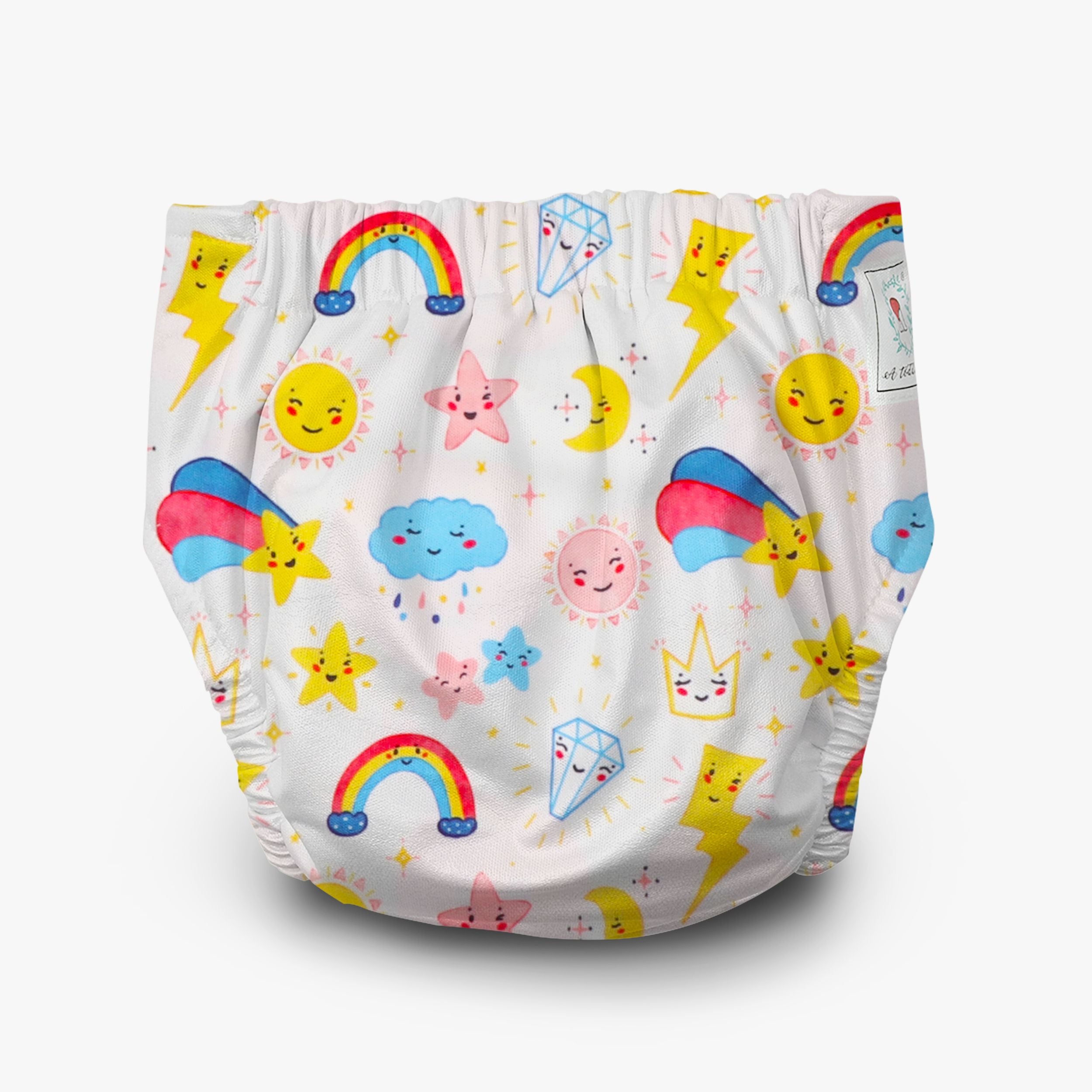 Sunshine and Thunder - Newborn Diaper With 1 Insert (2.5kgs-6kgs)