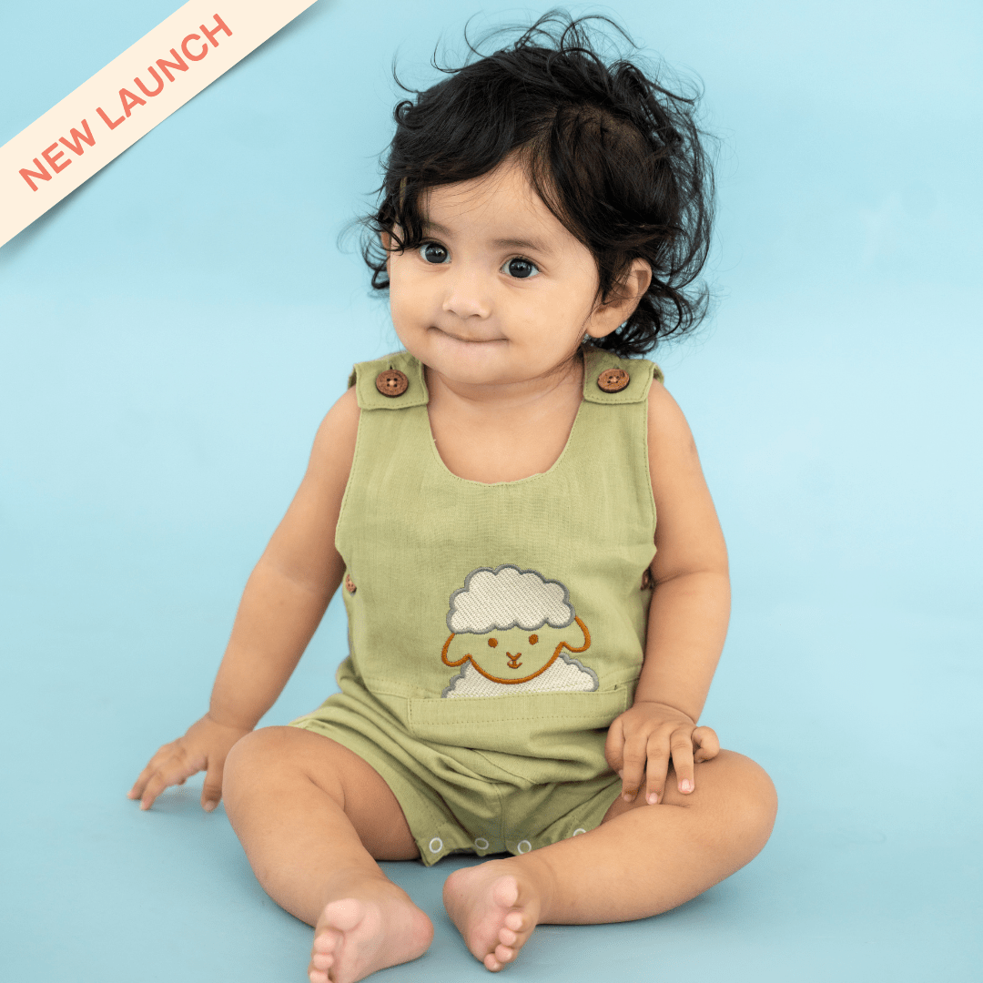 Yellow Bud - Muslin Crinkled Romper
