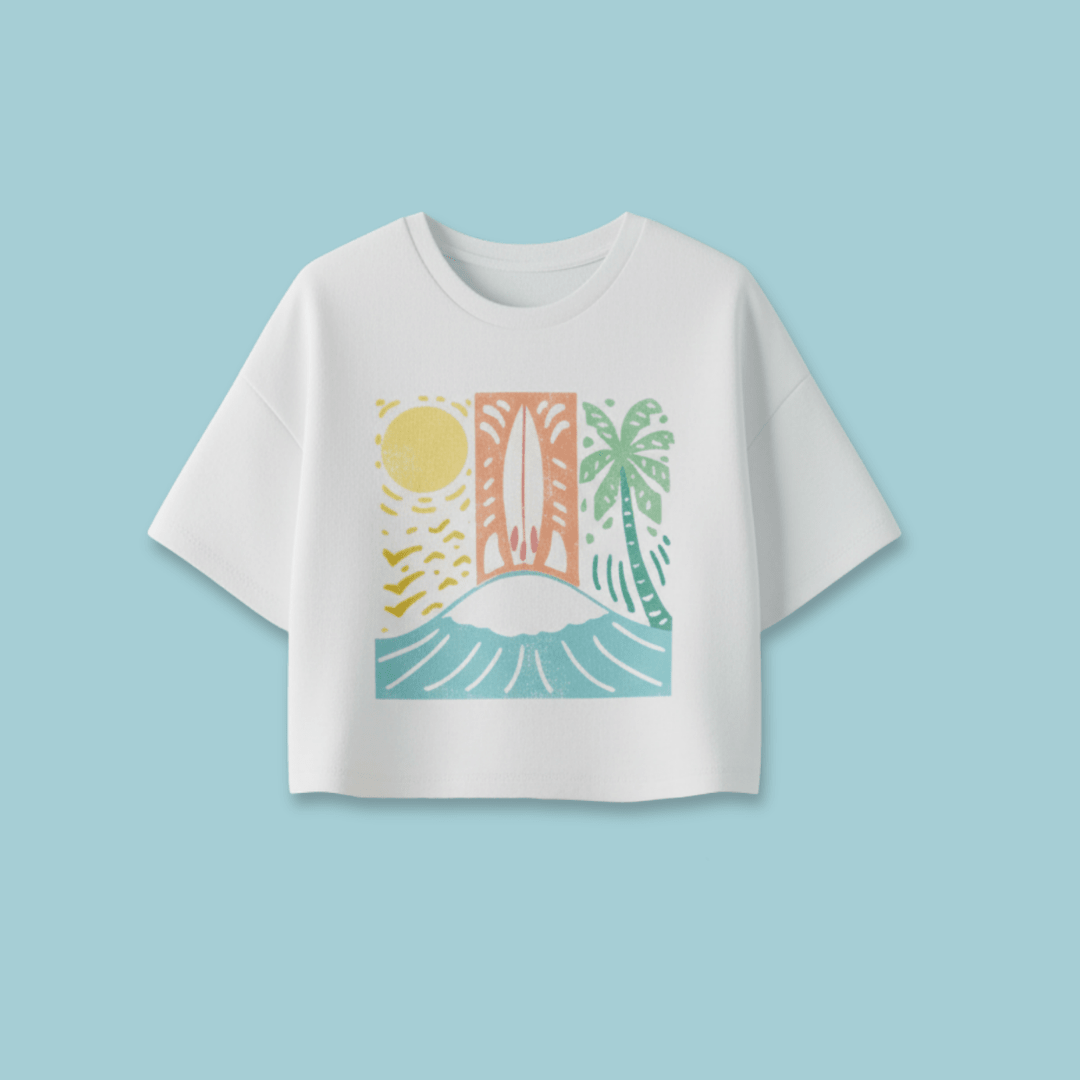 Beach Day - Seersucker T-Shirt & Shorts for Boys