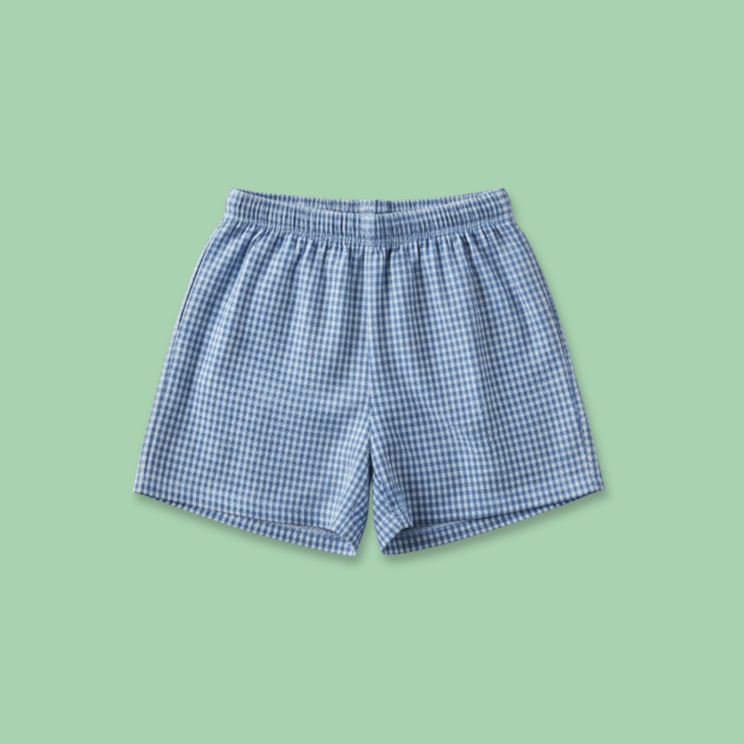 Beach Day - Seersucker T-Shirt & Shorts for Boys