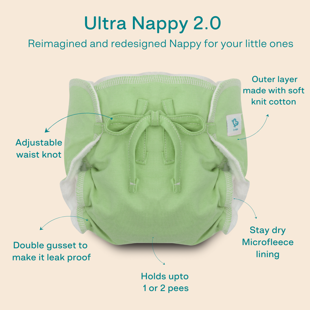 Poo & Roar - Ultra Nappies 2.0 (Pack of 2)