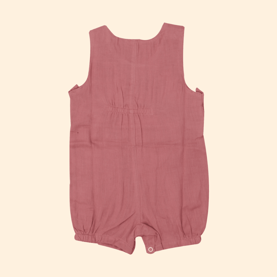 Yellow Bud - Muslin Crinkled Romper