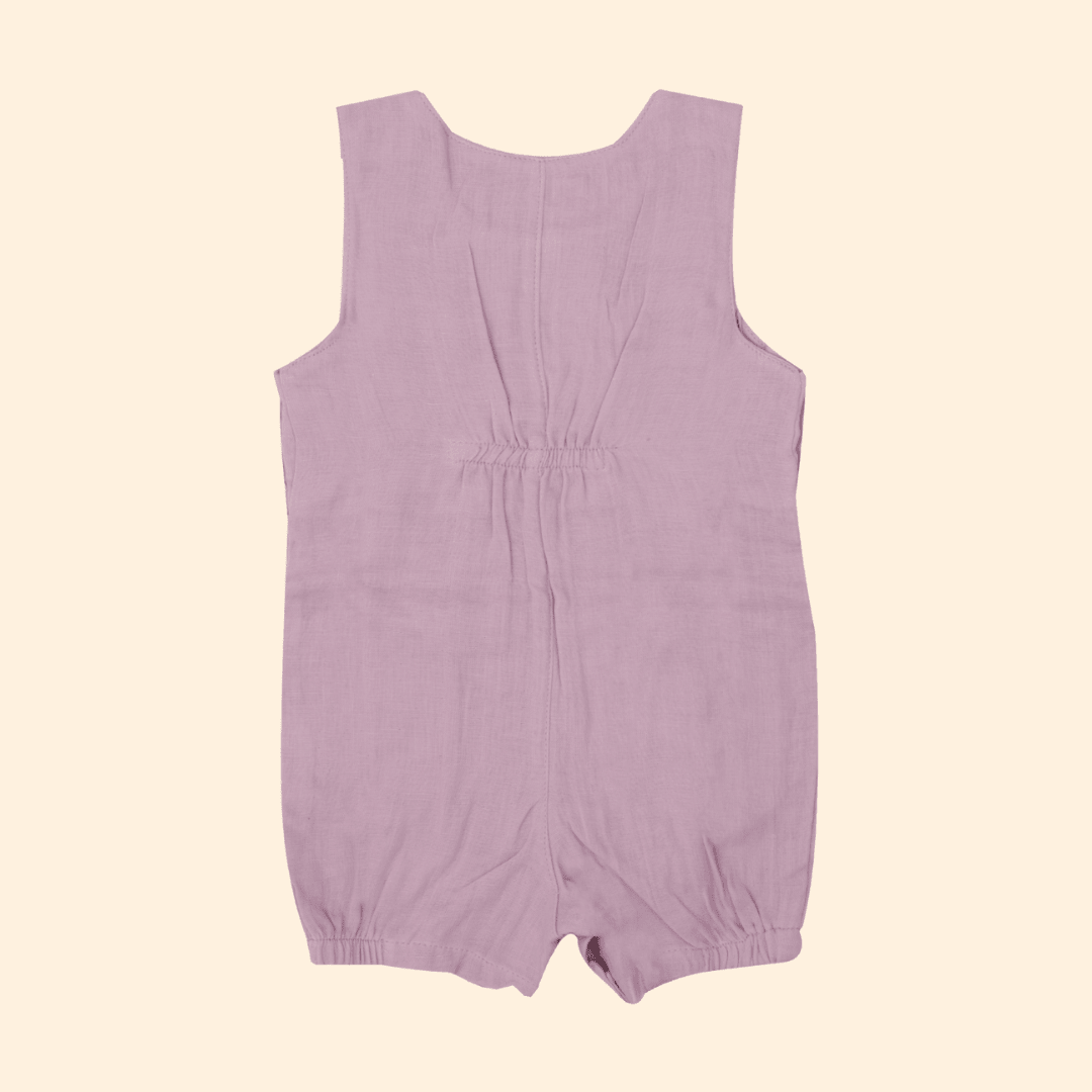 Yellow Bud - Muslin Crinkled Romper