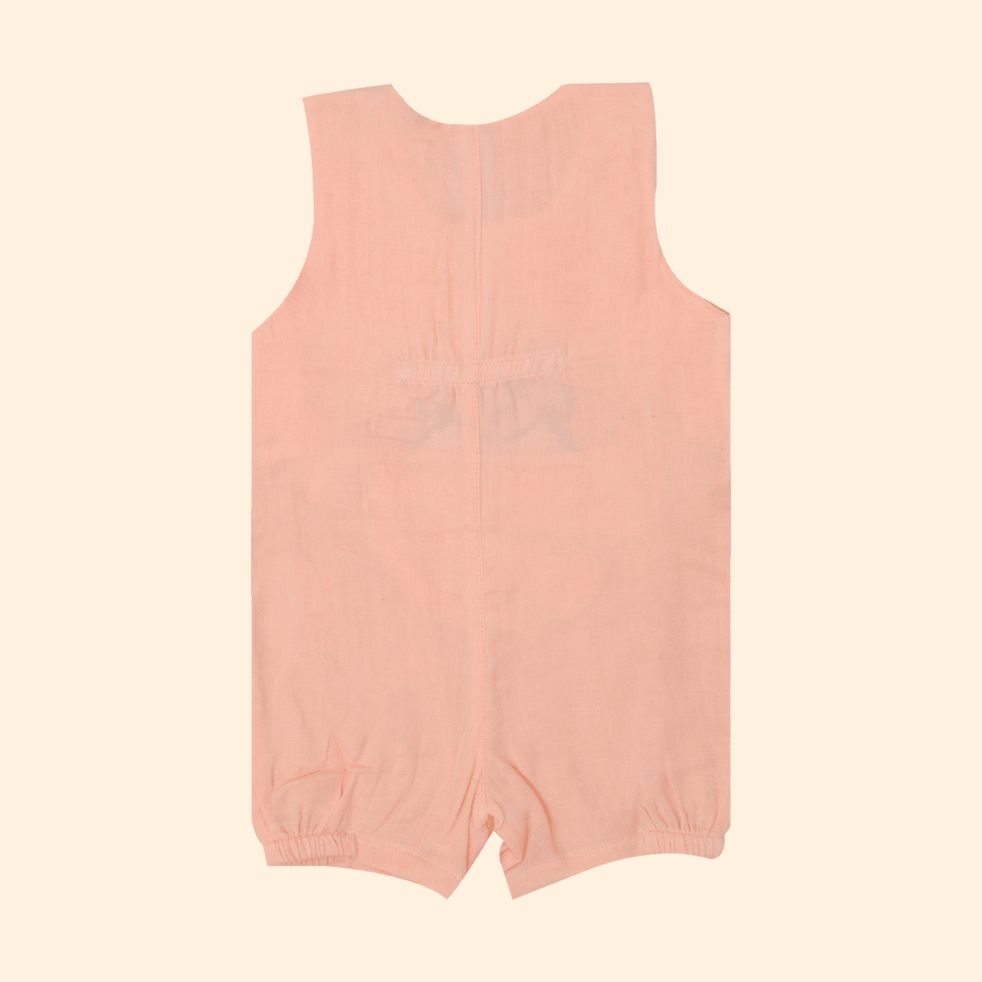 Yellow Bud - Muslin Crinkled Romper