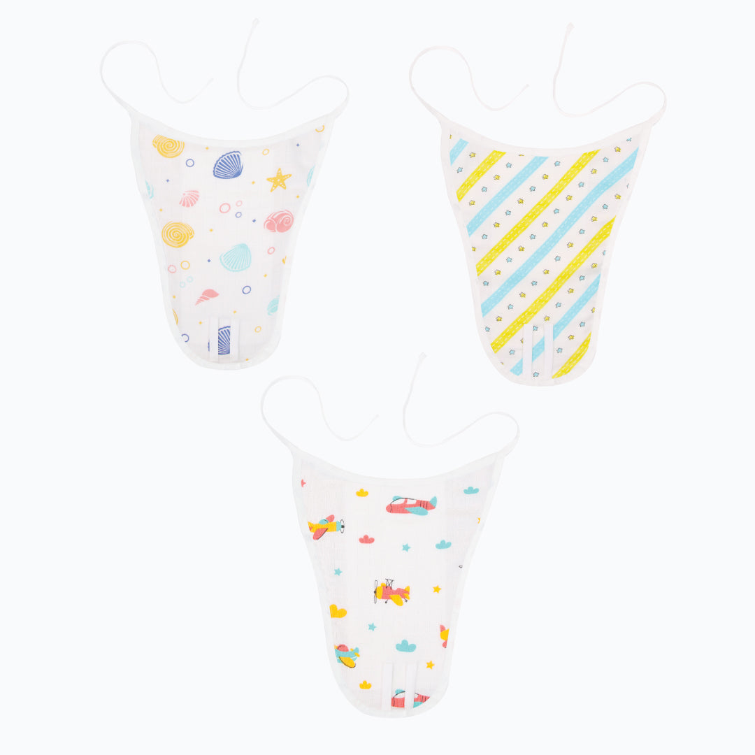 Muslin Nappies -  (Pack of 3) Combo 1