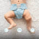 Dusty Blue - Newborn Diaper (Cloth)